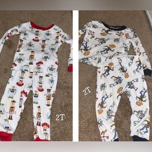 (SOLD) Toy Story toddler pajamas bundle